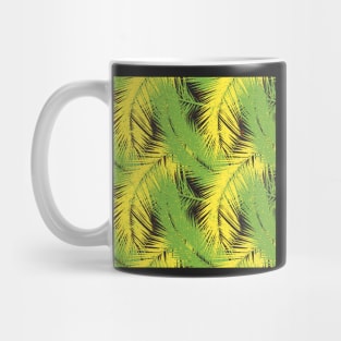 Tropical leaves. Seamless pattern Mug